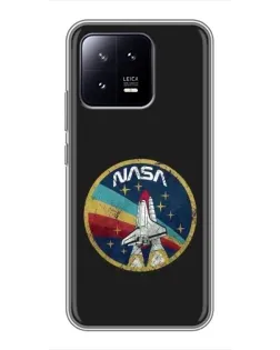 Чехол для Xiaomi 13 с картинкой «NASA — эмблема миссии» Чехол для Xiaomi 13 с картинкой «NASA — эмблема миссии»