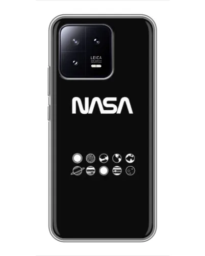 Чохол для Xiaomi 13 з картинкою «NASA — технічний принт» Чохол для Xiaomi 13 з картинкою «NASA — технічний принт»