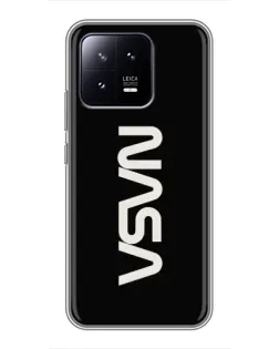 Чохол для Xiaomi 13 з картинкою «NASA — вертикальний логотип» Чохол для Xiaomi 13 з картинкою «NASA — вертикальний логотип»