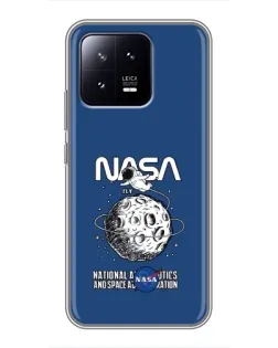 Чохол для Xiaomi 13 з картинкою «NASA — місячна місія» Чохол для Xiaomi 13 з картинкою «NASA — місячна місія»
