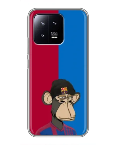 Чохол для Xiaomi 13 з картинкою «Bored Ape — фанат Барси» Чохол для Xiaomi 13 з картинкою «Bored Ape — фанат Барси»