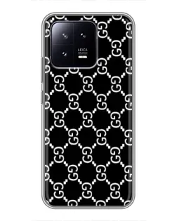 Чехол для Xiaomi 13 с картинкой «Gucci — сетчатый паттерн» Чехол для Xiaomi 13 с картинкой «Gucci — сетчатый паттерн»