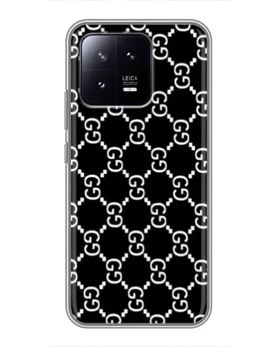 Чехол для Xiaomi 13 с картинкой «Gucci — сетчатый паттерн» Чехол для Xiaomi 13 с картинкой «Gucci — сетчатый паттерн»