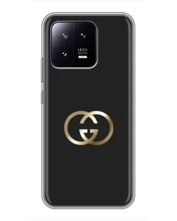 Чехол для Xiaomi 13 с картинкой «Минимализм Gucci»