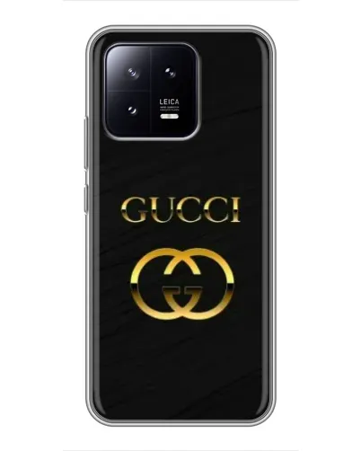 Чехол для Xiaomi 13 с картинкой «Золотой логотип Gucci» Чехол для Xiaomi 13 с картинкой «Золотой логотип Gucci»