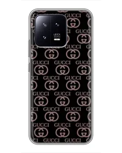 Чехол для Xiaomi 13 с картинкой «Классическая монограмма Gucci»