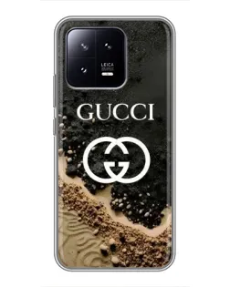 Чехол для Xiaomi 13 с картинкой «Gucci — песчаные дюны»