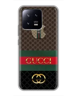 Чехол для Xiaomi 13 с картинкой «Gucci — брендированный десерт»