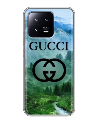 Чехол для Xiaomi 13 с картинкой «Gucci — горный пейзаж» Чехол для Xiaomi 13 с картинкой «Gucci — горный пейзаж»