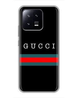 Чехол для Xiaomi 13 с картинкой «Gucci — красный пояс»