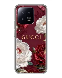 Чехол для Xiaomi 13 с картинкой «Gucci — бордовые розы» Чехол для Xiaomi 13 с картинкой «Gucci — бордовые розы»