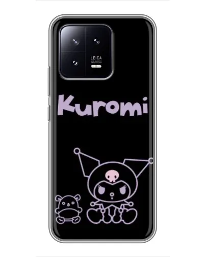 Чохол для Xiaomi 13 з картинкою «Kuromi — чорний мінімалізм» Чохол для Xiaomi 13 з картинкою «Kuromi — чорний мінімалізм»