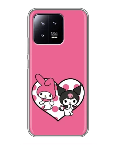 Чохол для Xiaomi 13 з картинкою «Kuromi та My Melody» Чохол для Xiaomi 13 з картинкою «Kuromi та My Melody»
