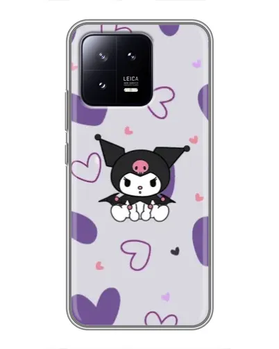 Чохол для Xiaomi 13 з картинкою «Kuromi та лавандові серця» Чохол для Xiaomi 13 з картинкою «Kuromi та лавандові серця»