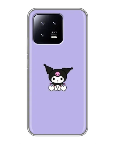 Чохол для Xiaomi 13 з картинкою «Kuromi — фіолетовий мінімалізм» Чохол для Xiaomi 13 з картинкою «Kuromi — фіолетовий мінімалізм»