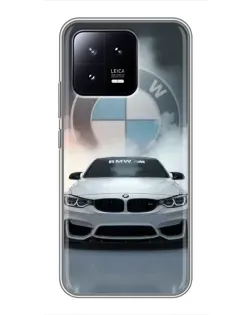 Чехол для Xiaomi 13 с картинкой «BMW в белом дыму» Чехол для Xiaomi 13 с картинкой «BMW в белом дыму»