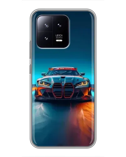 Чохол для Xiaomi 13 з картинкою «BMW — вогні неону» Чохол для Xiaomi 13 з картинкою «BMW — вогні неону»