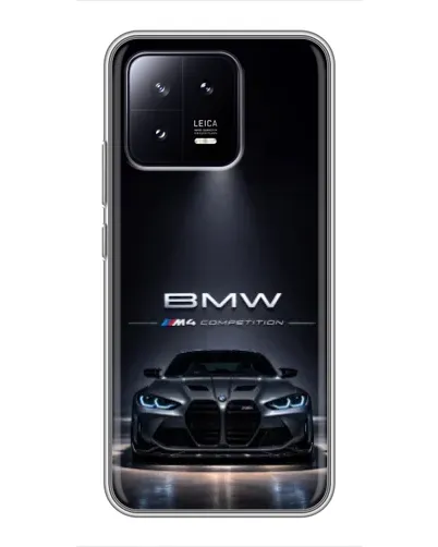 Чехол для Xiaomi 13 с картинкой «BMW сквозь ночной город» Чехол для Xiaomi 13 с картинкой «BMW сквозь ночной город»