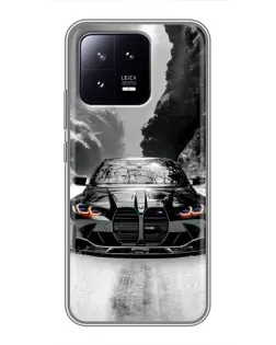 Чехол для Xiaomi 13 с картинкой «BMW — акварельный дрифт» Чехол для Xiaomi 13 с картинкой «BMW — акварельный дрифт»