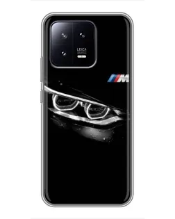 Чехол для Xiaomi 13 с картинкой «BMW — взгляд тигра» Чехол для Xiaomi 13 с картинкой «BMW — взгляд тигра»