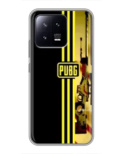 Чохол для Xiaomi 13 з картинкою «PUBG — камуфляжний шолом»