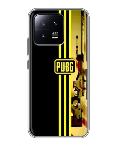 Чохол для Xiaomi 13 з картинкою «PUBG — камуфляжний шолом» Чохол для Xiaomi 13 з картинкою «PUBG — камуфляжний шолом»