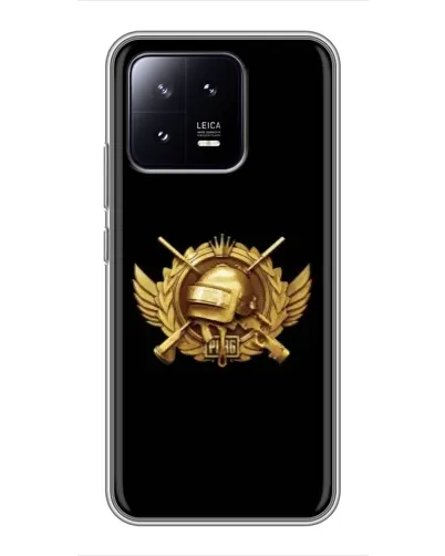 Чохол для Xiaomi 13 з картинкою «PUBG — помаранчевий градієнт» Чохол для Xiaomi 13 з картинкою «PUBG — помаранчевий градієнт»