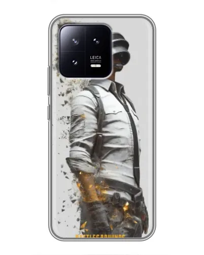Чохол для Xiaomi 13 з картинкою «PUBG — боєць у пилу» Чохол для Xiaomi 13 з картинкою «PUBG — боєць у пилу»