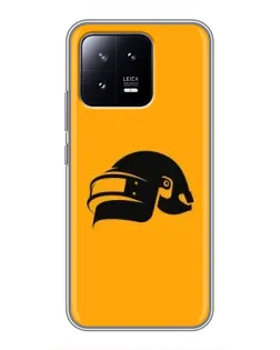 Чохол для Xiaomi 13 з картинкою «PUBG — золотий шолом»