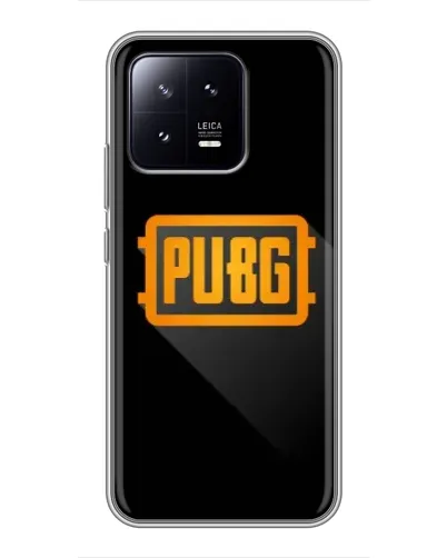 Чохол для Xiaomi 13 з картинкою «PUBG — рамка лого» Чохол для Xiaomi 13 з картинкою «PUBG — рамка лого»
