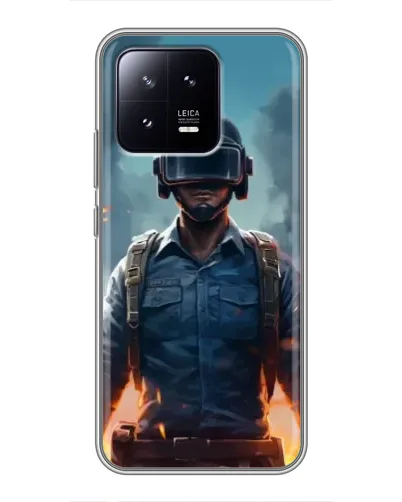 Чохол для Xiaomi 13 з картинкою «PUBG — реалістичний герой» Чохол для Xiaomi 13 з картинкою «PUBG — реалістичний герой»