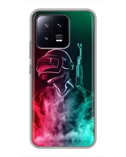 Чохол для Xiaomi 13 з картинкою «PUBG — вогняний воїн» Чохол для Xiaomi 13 з картинкою «PUBG — вогняний воїн»