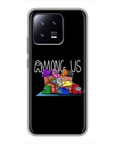 Чохол для Xiaomi 13 з картинкою «Логотип Among Us»