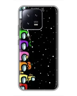 Чохол для Xiaomi 13 з картинкою «Команда Among Us» Чохол для Xiaomi 13 з картинкою «Команда Among Us»