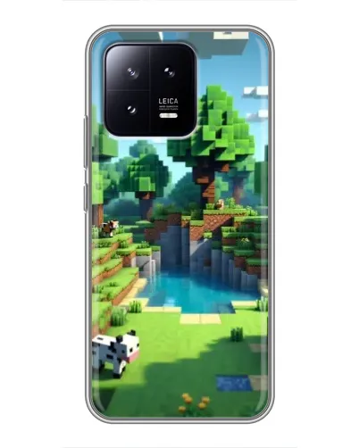 Чохол для Xiaomi 13 з картинкою «Minecraft літній день»