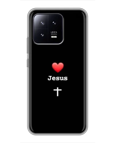 Чохол для Xiaomi 13 з картинкою «Серце - Jesus» Чохол для Xiaomi 13 з картинкою «Серце - Jesus»