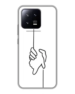 Чохол для Xiaomi 13 з картинкою «Рука тримає»
