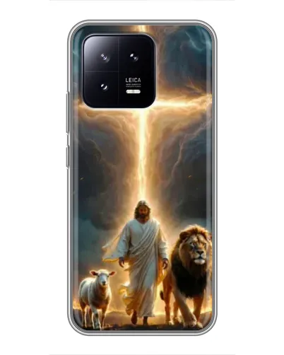 Чохол для Xiaomi 13 з картинкою «Лев Юди та Світло» Чохол для Xiaomi 13 з картинкою «Лев Юди та Світло»
