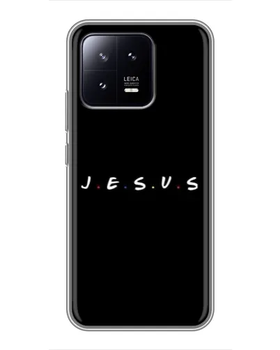 Чохол для Xiaomi 13 з картинкою «Крапки віри J.E.S.U.S.» Чохол для Xiaomi 13 з картинкою «Крапки віри J.E.S.U.S.»