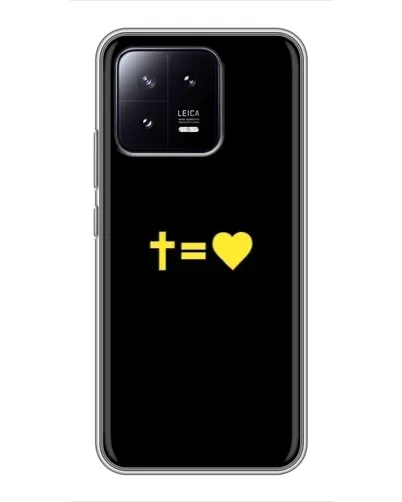 Чохол для Xiaomi 13 з картинкою «Серце та Хрест» Чохол для Xiaomi 13 з картинкою «Серце та Хрест»