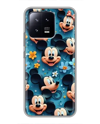 Чехол для Xiaomi 13 с картинкой «Паттерн Микки и Минни» Чехол для Xiaomi 13 с картинкой «Паттерн Микки и Минни»