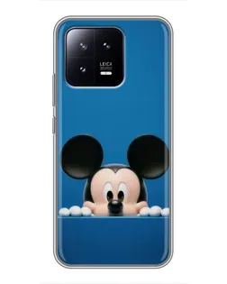 Чехол для Xiaomi 13 с картинкой «Микки выглядывает»