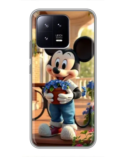 Чехол для Xiaomi 13 с картинкой «Микки садовод» Чехол для Xiaomi 13 с картинкой «Микки садовод»