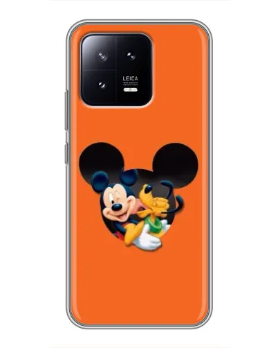 Чехол для Xiaomi 13 с картинкой «Сердце Микки Минни» Чехол для Xiaomi 13 с картинкой «Сердце Микки Минни»