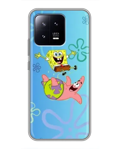 Чехол для Xiaomi 13 с картинкой «Спанч Боб и Патрик» Чехол для Xiaomi 13 с картинкой «Спанч Боб и Патрик»