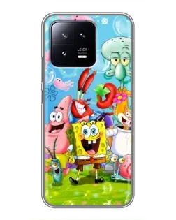 Чохол для Xiaomi 13 з картинкою «Губка Боб та друзі» Чохол для Xiaomi 13 з картинкою «Губка Боб та друзі»