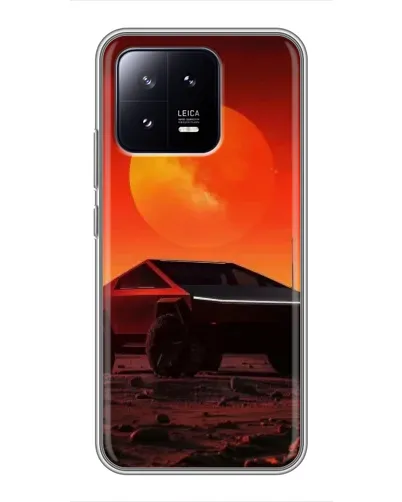 Чохол для Xiaomi 13 з картинкою «Cybertruck на Марсі» Чохол для Xiaomi 13 з картинкою «Cybertruck на Марсі»