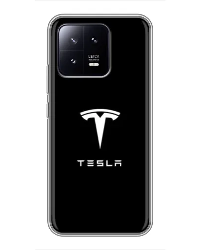 Чохол для Xiaomi 13 з картинкою «Tesla White Logo» Чохол для Xiaomi 13 з картинкою «Tesla White Logo»