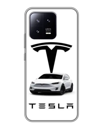Чохол для Xiaomi 13 з картинкою «Tesla White Style» Чохол для Xiaomi 13 з картинкою «Tesla White Style»