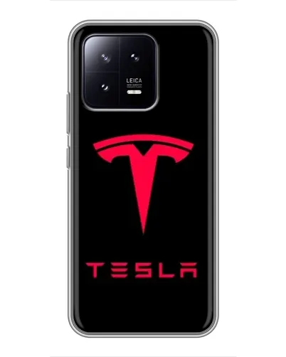 Чохол для Xiaomi 13 з картинкою «Tesla Red Logo» Чохол для Xiaomi 13 з картинкою «Tesla Red Logo»